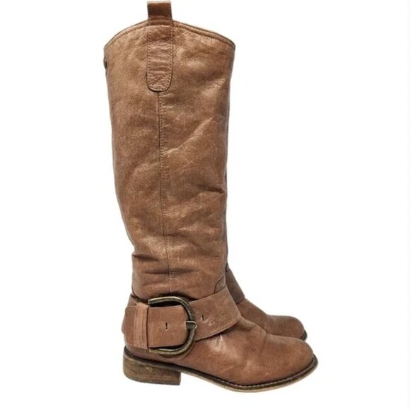 Steve Madden Knee High Harness Boots Sz 7 - Picture 1 of 7